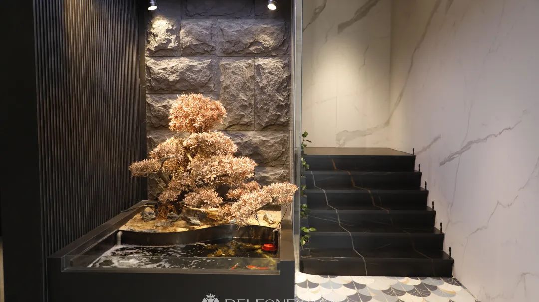 這幾款巖板樓梯，一個(gè)比一個(gè)驚艷！(圖4)