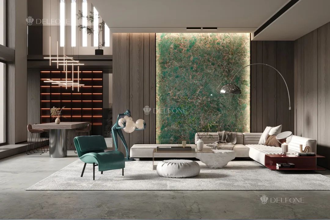 DELFONE家裝巖板 | 羅馬理石系列 “奧古斯”，演繹質(zhì)感生活(圖10)