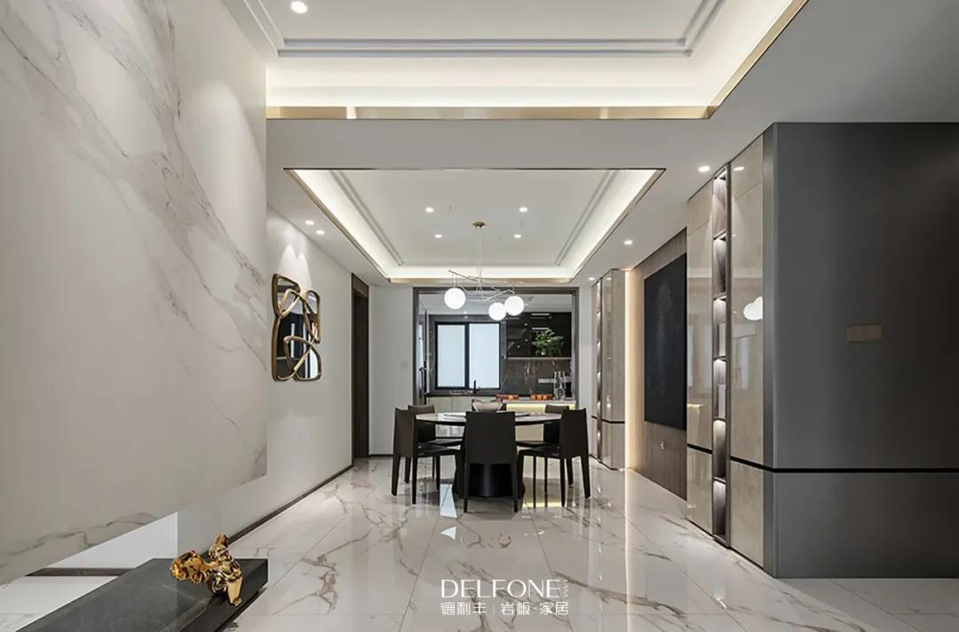 DELFONE案例分享| 巖板成就輕奢優(yōu)雅的高定家居！(圖7)