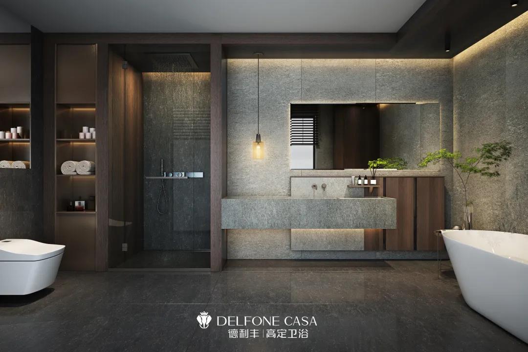 德利豐巖板高定衛(wèi)浴，開辟千億衛(wèi)浴新藍(lán)海(圖2)