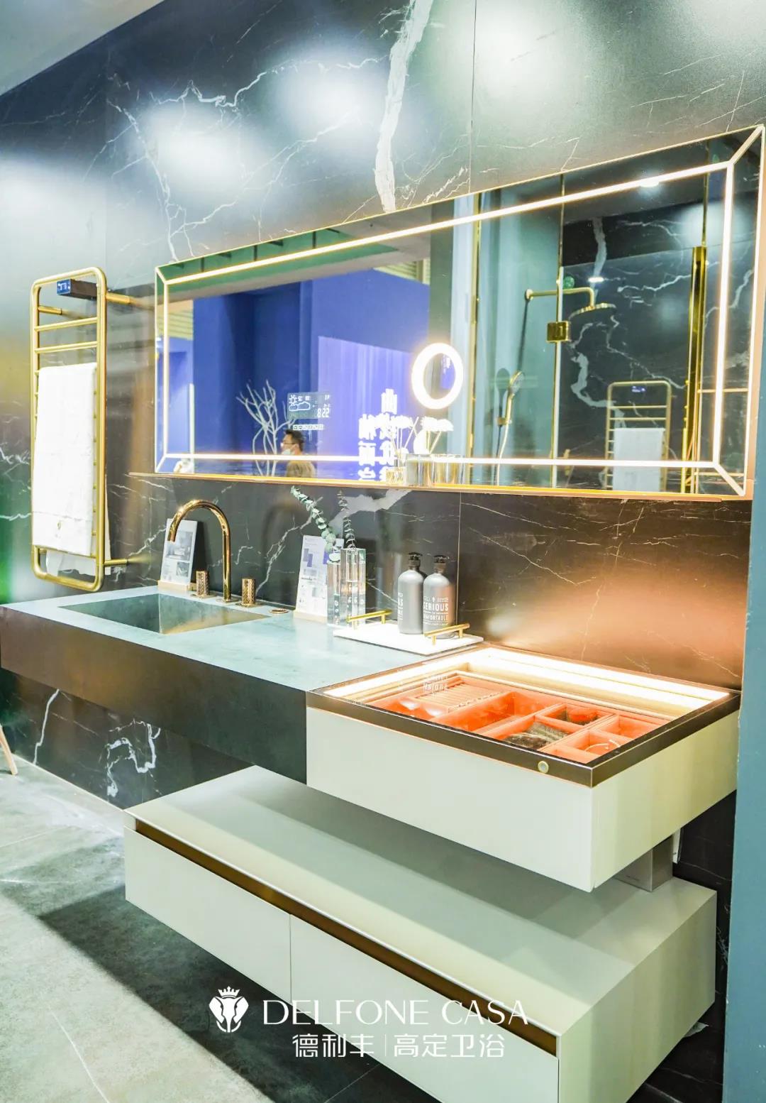 智空間，質(zhì)體驗 | 德利豐高定衛(wèi)浴驚艷亮相，引爆上海廚衛(wèi)展(圖5)