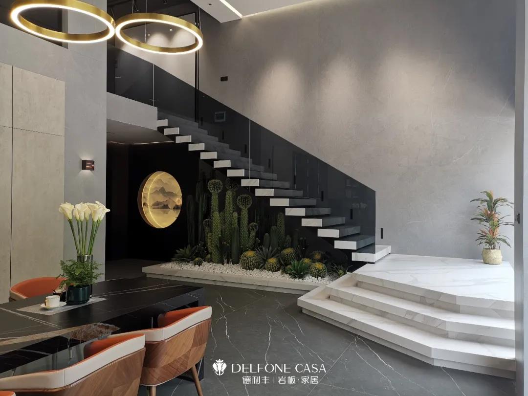 探店速遞 | 德利豐鷹潭巖板展館，讓巖板成就優(yōu)雅家居(圖2)