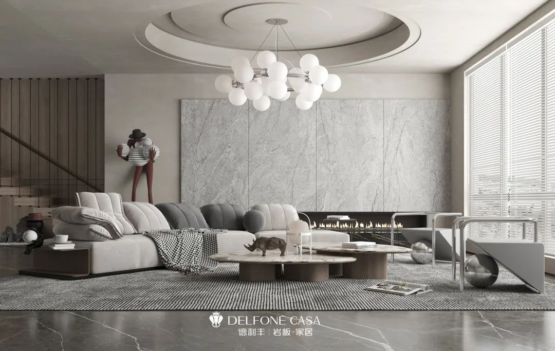 DELFONE新品 | 卡比亞金棕石、卡比亞石紋灰鑄就高端的質(zhì)感居所(圖8)