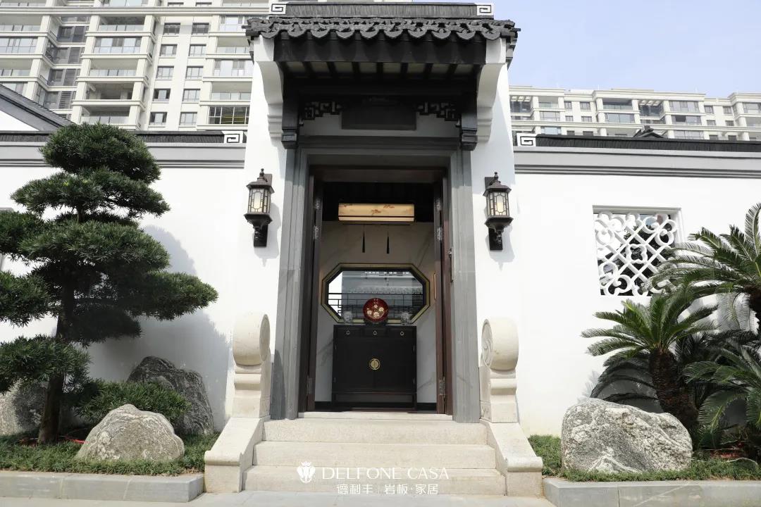 家裝案例 | 280㎡蘇州園林式巖板別墅，古典尊貴，古色古香(圖2)