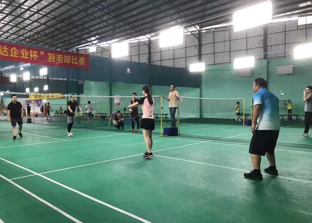 羽愛同行，羽過添情——金牌企業(yè)首屆羽毛球友(圖2)