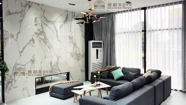 大巖板應(yīng)用案例|輕松駕馭高顏值，巖板墻面玩出(圖4)