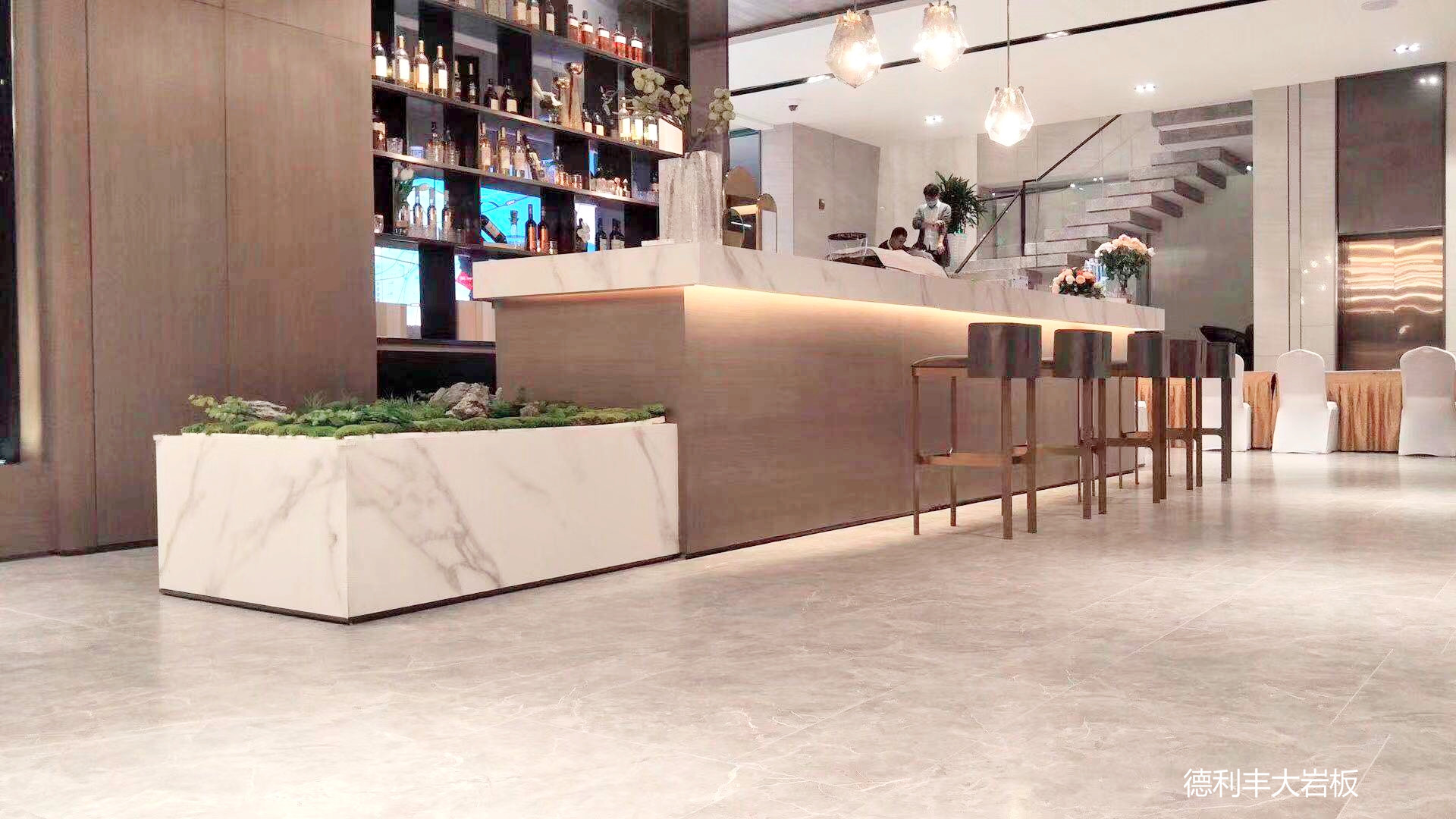 德利豐大巖板助力綠城集團打造“藝術館式”售(圖9)