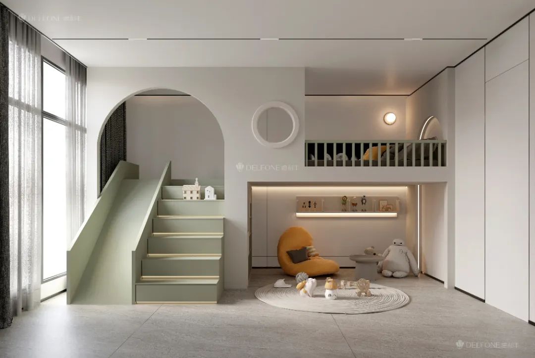 DELFONE案例分享 | 161㎡現(xiàn)代風(fēng)格大平層，簡約生活美學(xué)(圖7)