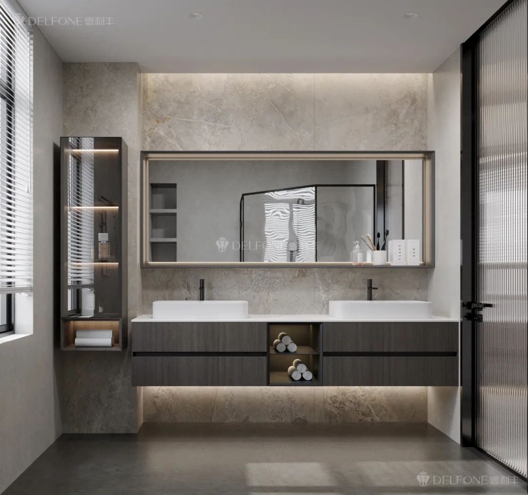 DELFONE案例分享 | 246㎡現(xiàn)代輕奢大平層，巖美生活心之所向(圖14)