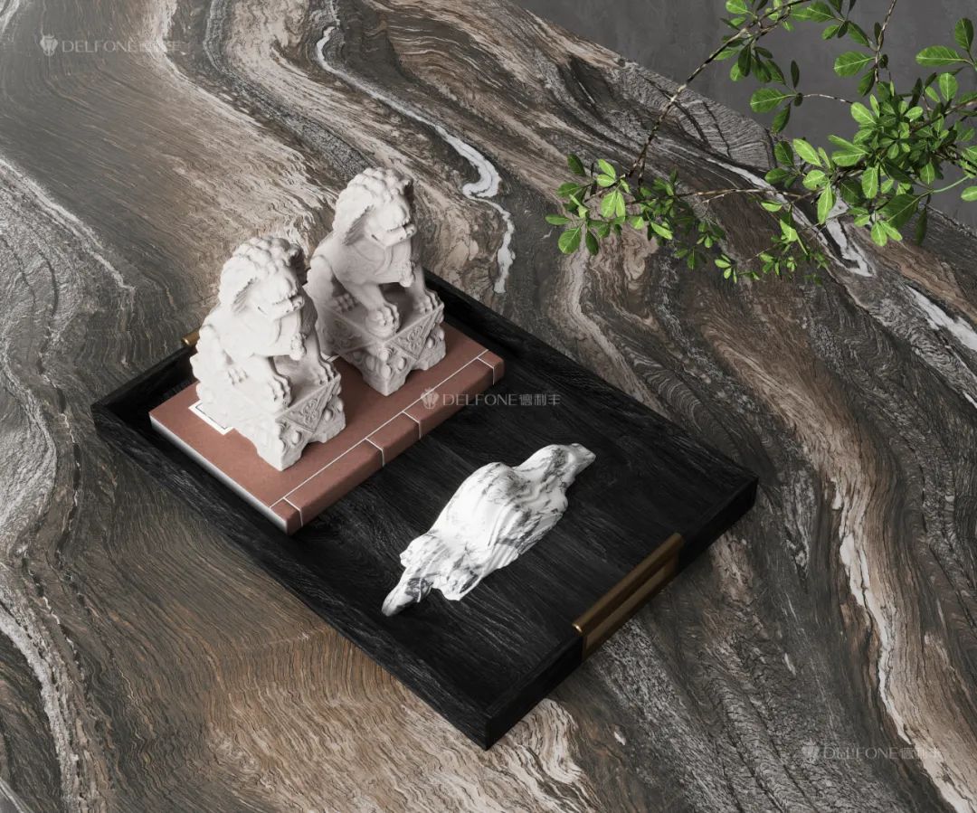 DELFONE新品 | 數(shù)碼玲瓏石·山水紫，水墨山川之韻造景空間美學(xué)(圖14)