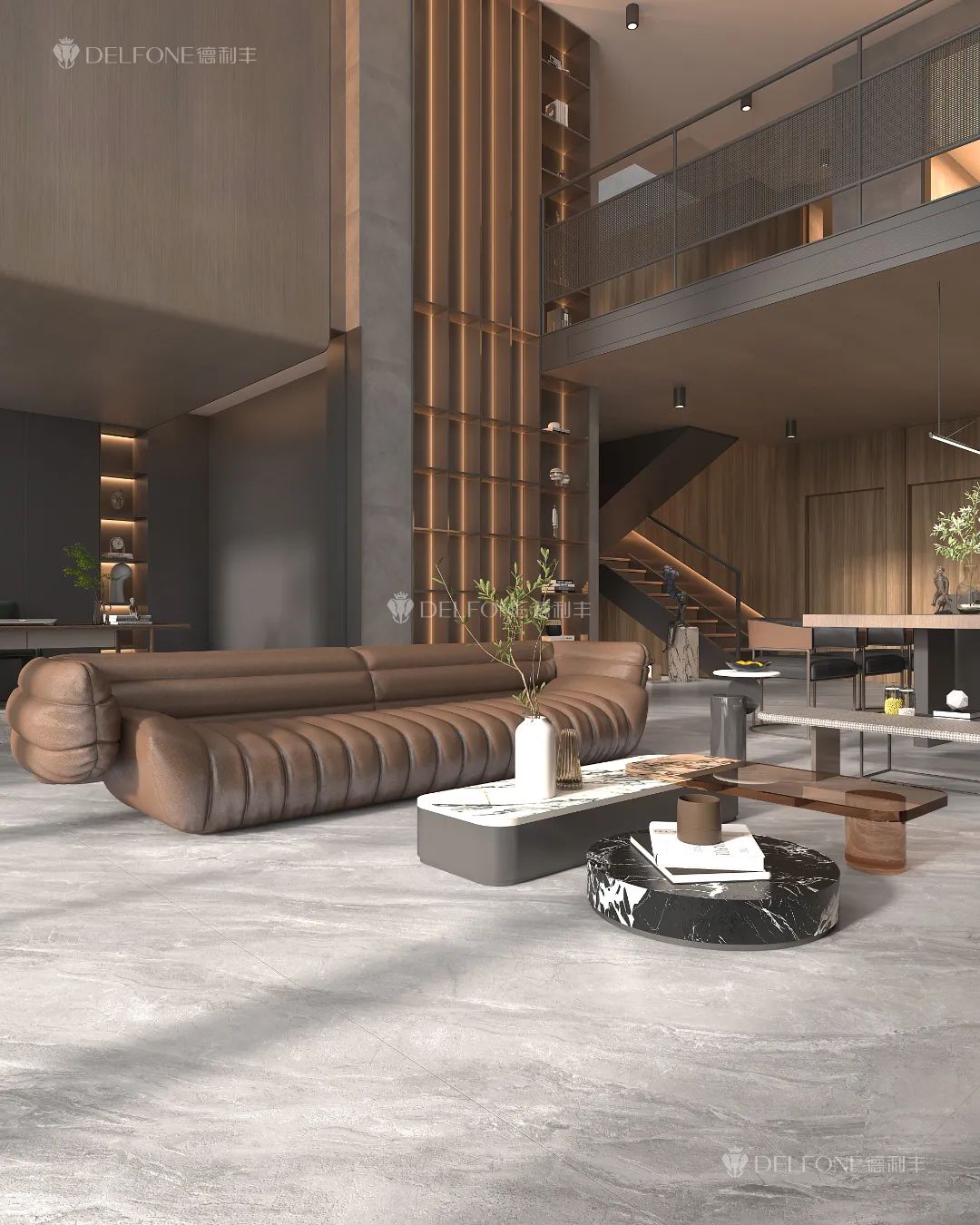 DELFONE新品 | 數(shù)碼玲瓏石·凱悅灰，流水般悅動的線條演繹美學新境(圖10)